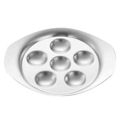 piato per lumache acciaio satinato