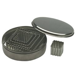 tagliabiscotti quadrato festonato