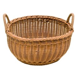 cesta rotonda con manici