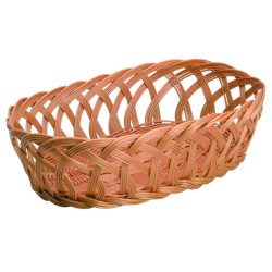 cestino polipropilene intrecciato ovale