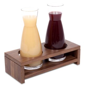 display with glass pitchers made in Italy