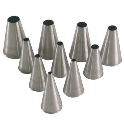 Plain decorating nozzle 2 pcs