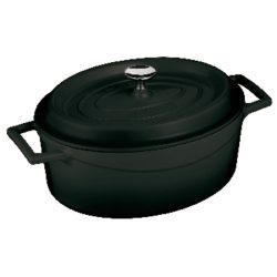 Oval saucepot cast iron