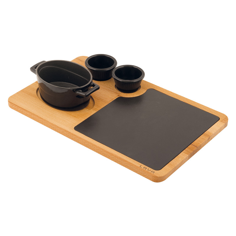 Paderno Service dish with oval saucepan Italian Cooking Store