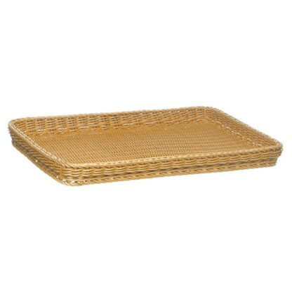 low basket bread rectangular tray