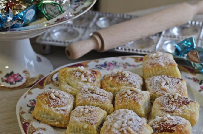 ravioli dolci con cioccolato