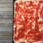 Crispy sheet-pan pizza