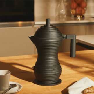 alessi pulcina caffettiera colore nero