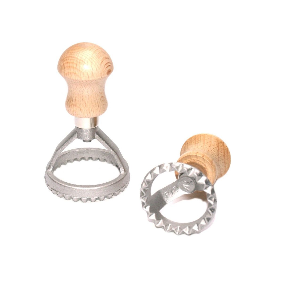 Stampo taglia ravioli in alluminio di forma tonda - Diametro 42 mm