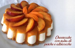 Peach and apricot cheesecake